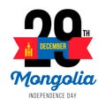 29-December-to the Independence Day of Mongolia