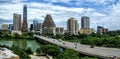 Congress bridge in downtown Austin TX