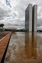 Congress Building in Brasilia Royalty Free Stock Photo