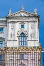 Congress Center golden fence and architecture detail in Vienna