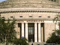 Congress Hall in the Palace of Culture and Science in Warsaw, close-up Royalty Free Stock Photo