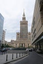 Architecture of Congress Hall in Warsaw, Poland