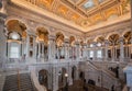 Congress Library Ceiling Washington Royalty Free Stock Photo