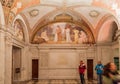 Congress Library Ceiling Washington Royalty Free Stock Photo