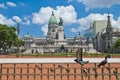 Congress square at Buenos Aires, Argentina Royalty Free Stock Photo