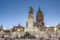 Congress Square in Buenos Aires, Argentina Royalty Free Stock Photo