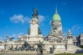 Congressional Plaza in Buenos Aires, Argentina Royalty Free Stock Photo