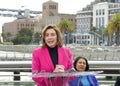 Congresswoman Emerita Nancy Pelosi speaking about the waterfront flood study