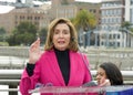 Congresswoman Emerita Nancy Pelosi speaking about the waterfront flood study