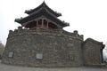 Ancient Chinese building, wall and pavillion