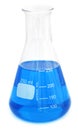 Conical flask with chemical Royalty Free Stock Photo