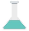 conical flask, flask, Isolated Vector icon that can be easily modified or edit Royalty Free Stock Photo