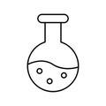 Conical flask Vector icon which can easily modify or edit Royalty Free Stock Photo