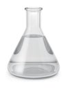 Conical laboratory flask Royalty Free Stock Photo