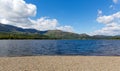 Coniston Lake hills and and mountains The Lakes Cumbria England uk Royalty Free Stock Photo