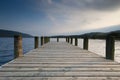 Coniston Pier - Lake District Royalty Free Stock Photo