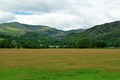 View of Coniston, in the Lake District, in August, 2020. Royalty Free Stock Photo