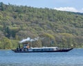 Coniston, United Kingdom - 21st April 2022 : The Gondola Steam Yacht