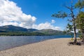 Coniston water Lake District National Park England uk on a beautiful sunny summer day Royalty Free Stock Photo