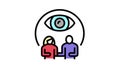 conjugal supervision color icon animation