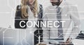 Connect Associated Social Networking Togetherness Concept Royalty Free Stock Photo