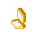connect board assembly furniture isometric icon vector illustration