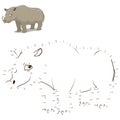 Connect the dots to draw animal educational game