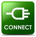 Connect green square button
