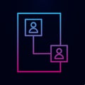 Connect network nolan icon. Simple thin line, outline vector of online and web icons for ui and ux, website or mobile application Royalty Free Stock Photo