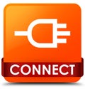 Connect orange square button red ribbon in middle