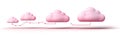 Connected Clouds Data Sharing and Collaboration symbolizing network data transfer cloud computing interconnectedness and