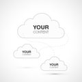 Connected clouds design for your content