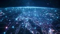 Global Network Technology Future World Communication Concept