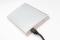 Connected external portable hard disk Royalty Free Stock Photo
