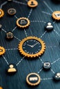 Connected Gears Clock