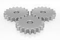 Connected gears Royalty Free Stock Photo