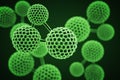 Connected green viruses