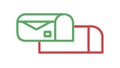 Connected Lock and Key Icon for Digital Security and Access, vector design Generative AI Royalty Free Stock Photo