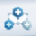 Connected Medical Services Network Royalty Free Stock Photo