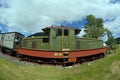 Mael vintage historical railway station . railway ferry service on Lake Tinn