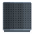 Connected smart speaker icon cartoon vector. Voice device Royalty Free Stock Photo