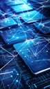 Connected World. Network concept