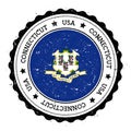 Connecticut flag badge.