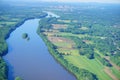 Connecticut river and farm Royalty Free Stock Photo