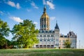 The Connecticut State Capitol Building in Hartford, Connecticut. Royalty Free Stock Photo