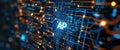 Connecting the Digital World. API interaction concept Royalty Free Stock Photo