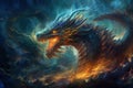 Connecting to the Divine: Epic Dragon in a Magical Fantasy World.