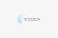 Connectivity Logo Global Technology and Network Royalty Free Stock Photo