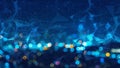 Connectivity concept with blurred city lights Royalty Free Stock Photo