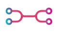 Connectivity Data Link Network Connection Icon, vector design Generative AI Royalty Free Stock Photo